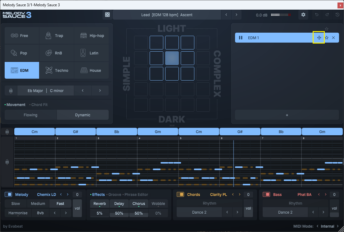 MIDIドラッグ＆ドロップ